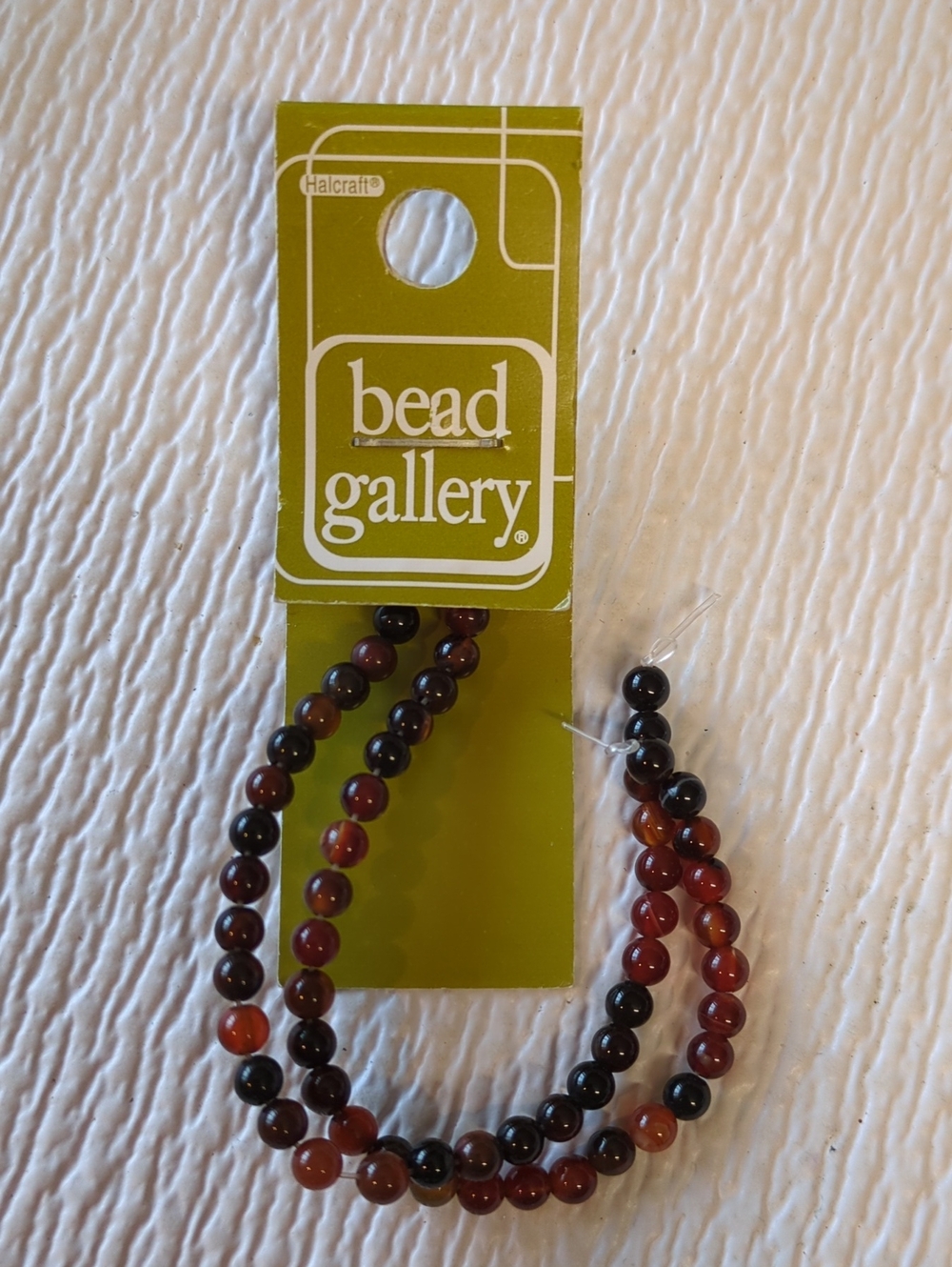 ☀️A12 Bead Gallery Multitone Dark Mix Banded Agate 4mm Rounds, 23cm Bead Strand